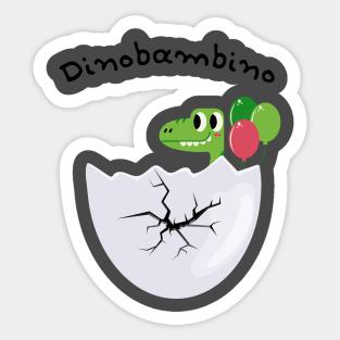 Dinobambino for Young and Old Sticker